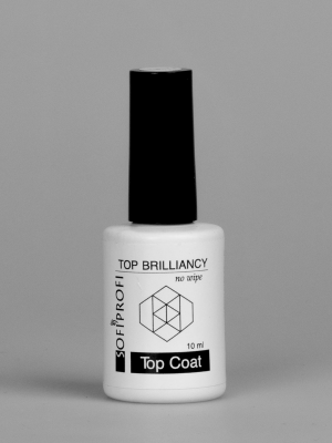 Топ-гель для ногтей без липкого слоя Brilliancy Sofiprofi Top Coat, 10 мл